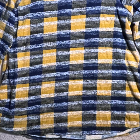 Sweet Lovely By Jen Women XL‎ Golden Black Plaid Scoop Neck Sweater Tunic (N) - Picture 2 of 7